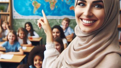 معلمة في المدرسة تقول لأحد الطلاب والله جننتني يا جابر